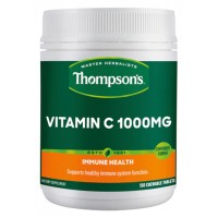 THOMPSON'S 汤普森 天然维生素C/ VC咀嚼片 1000MG 150片